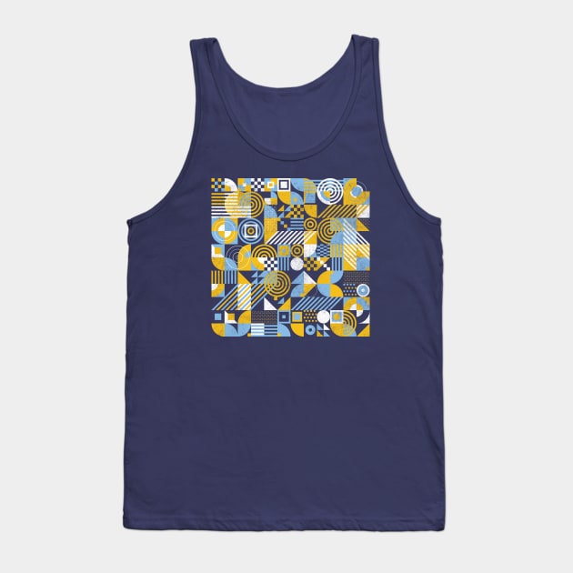 Argentina geometric pattern Tank Top by stu-dio-art